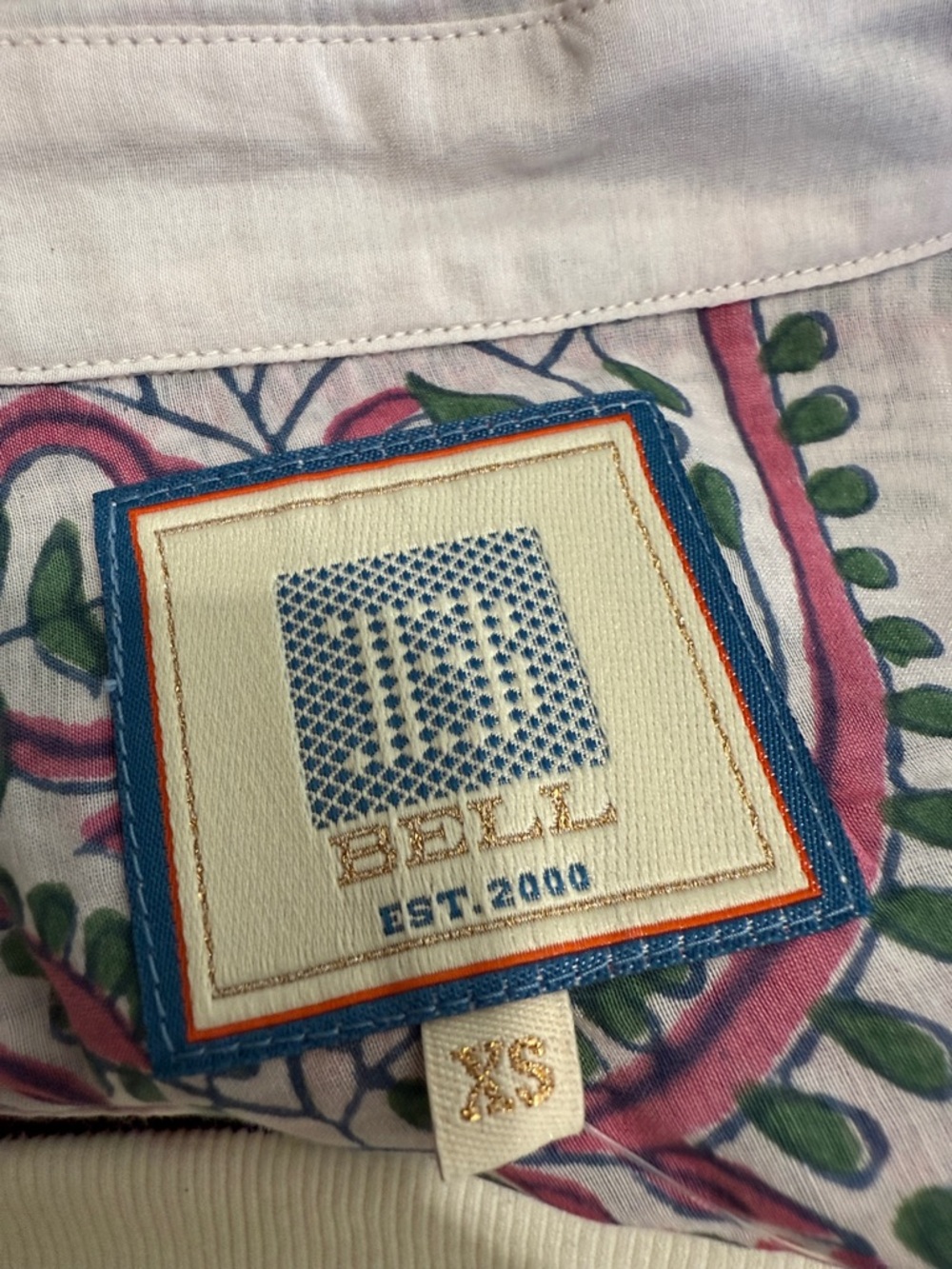 BELL PINK PRINT BLOUSE - Picture 5 of 6